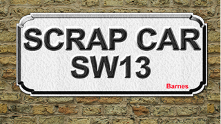 scrap car SW13